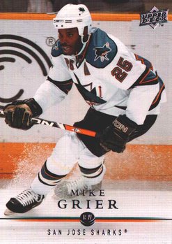 Upper Deck Series 1 Mike Grier