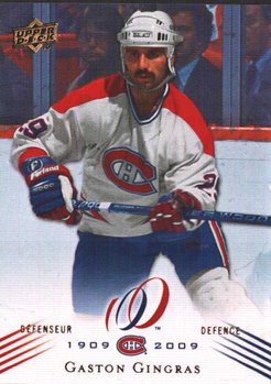 Montreal Canadiens Centennial Gaston Gingras