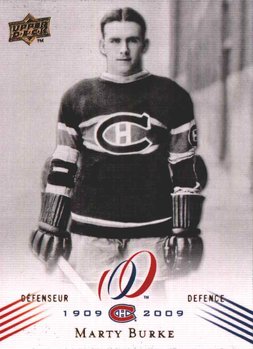 Montreal Canadiens Centennial Marty Burke