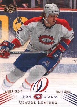 Montreal Canadiens Centennial Claude Lemieux