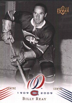 Montreal Canadiens Centennial Billy Reay