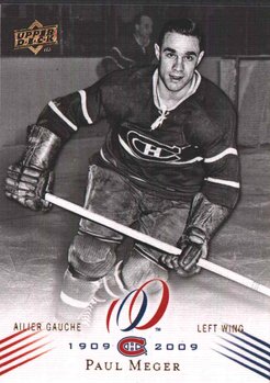 Montreal Canadiens Centennial Paul Meger