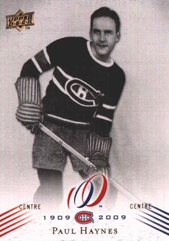 Montreal Canadiens Centennial Paul Haynes