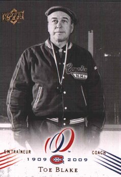 Montreal Canadiens Centennial Toe Blake