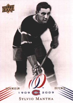 Montreal Canadiens Centennial Sylvio Mantha