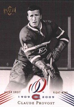 Montreal Canadiens Centennial Claude Provost