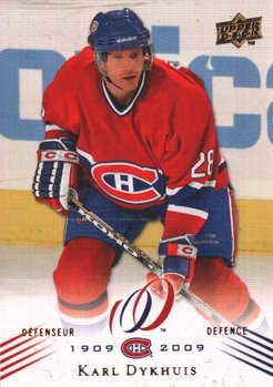 Montreal Canadiens Centennial Karl Dykhuis