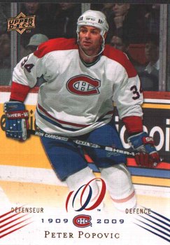 Montreal Canadiens Centennial Peter Popovic