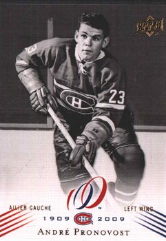 Montreal Canadiens Centennial Andre Pronovost