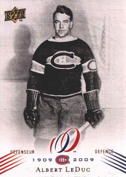 Montreal Canadiens Centennial Albert LeDuc
