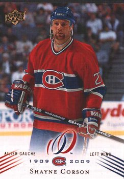 Montreal Canadiens Centennial Shayne Corson