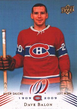 Montreal Canadiens Centennial Dave Balon