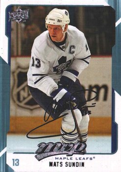 MVP Mats Sundin